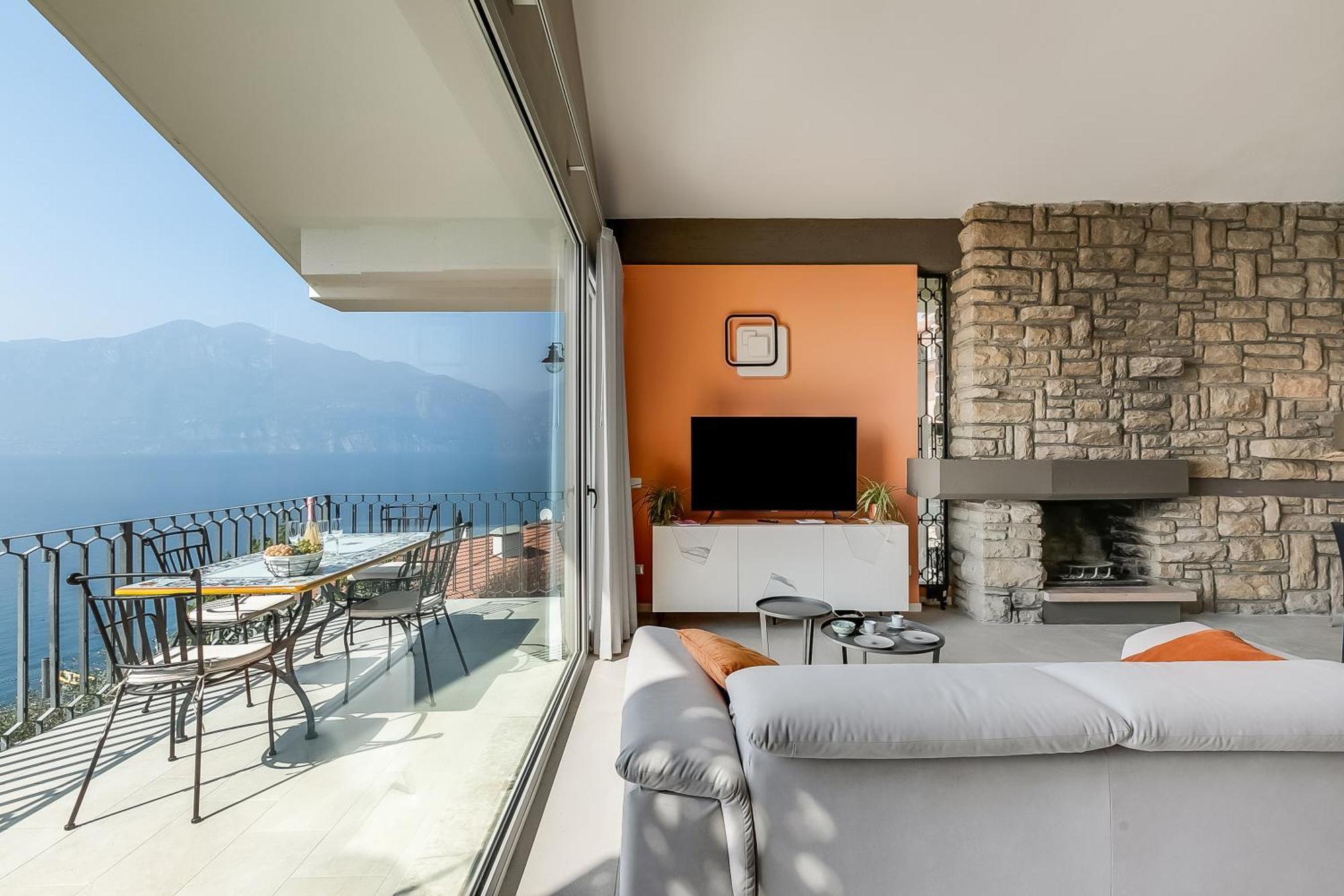 Lake View Villa Mercurio With Shared Pool Brenzone sul Garda Exterior photo