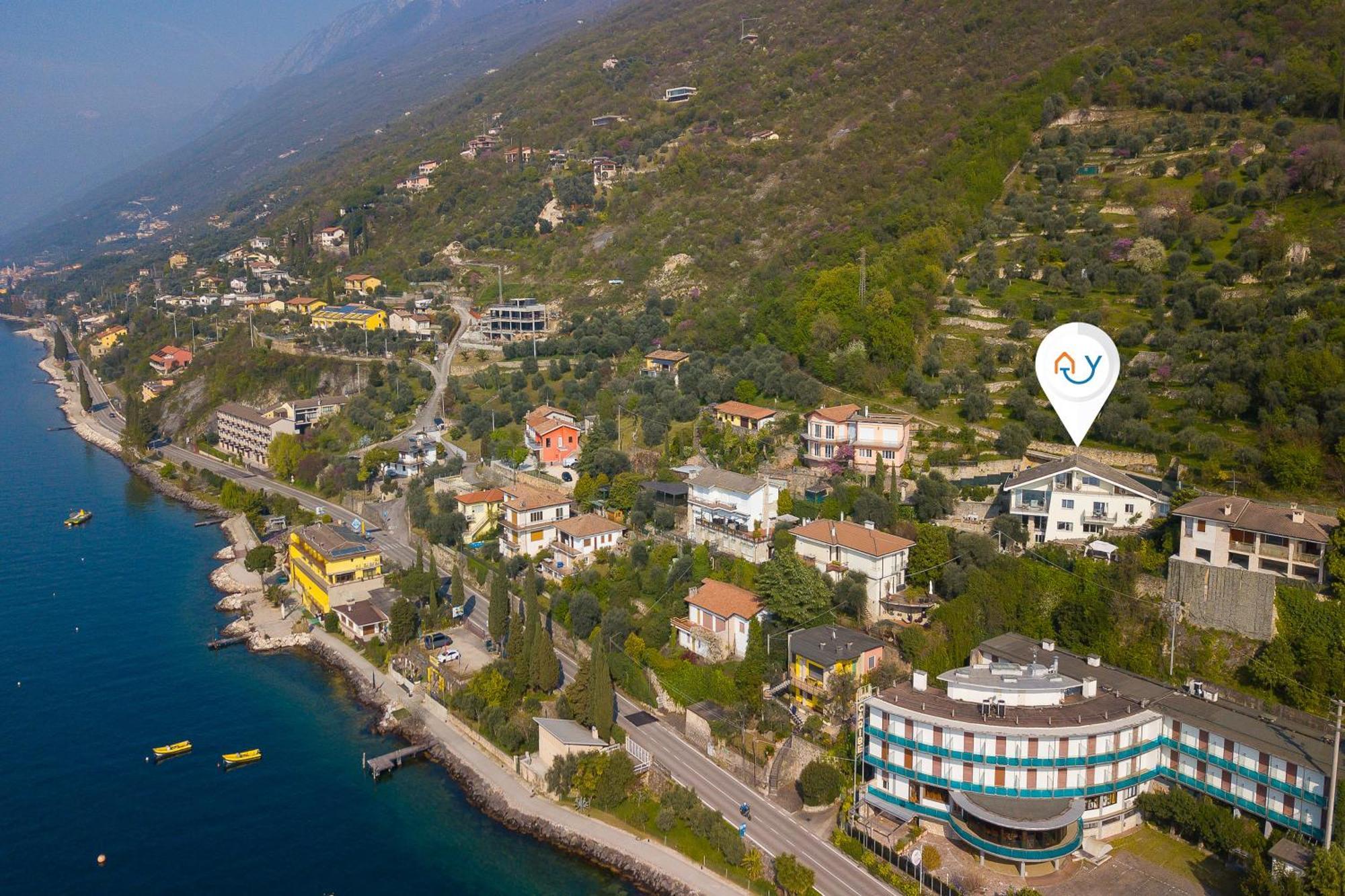 Lake View Villa Mercurio With Shared Pool Brenzone sul Garda Exterior photo